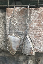 Load image into Gallery viewer, Lace Agate Dangles
