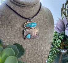 Load image into Gallery viewer, “Turquoise and Paisley” Pendant
