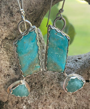 Load image into Gallery viewer, Turquoise &amp; Chrysocolla Earrings
