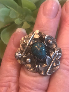 Carrico Lake Turquoise and Sterling Silver Ring