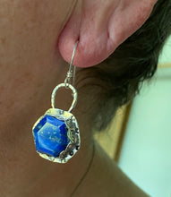 Load image into Gallery viewer, Lapis Lazuli and Silver Earrings
